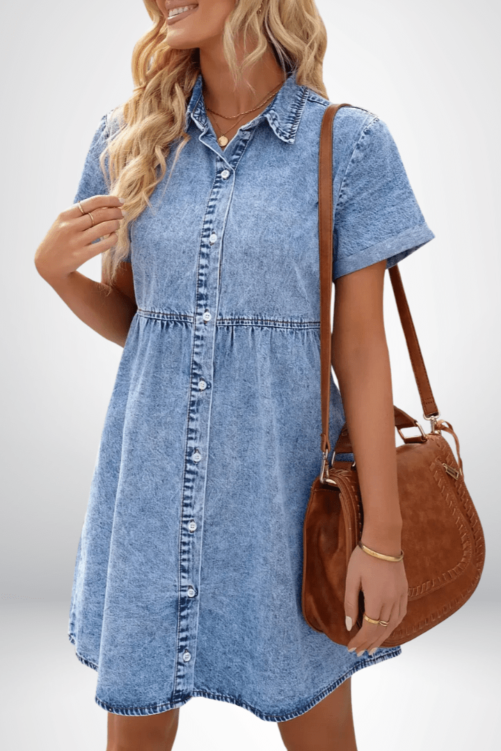 Odete | Vestido em ganga