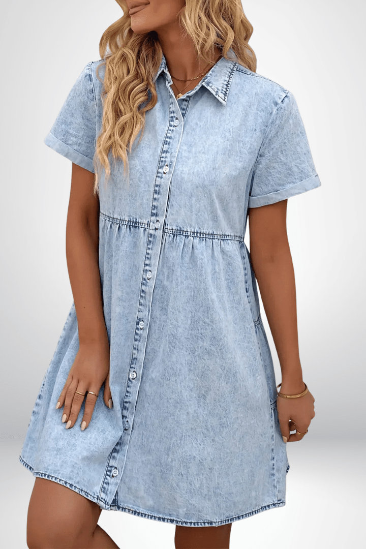 Odete | Vestido em ganga