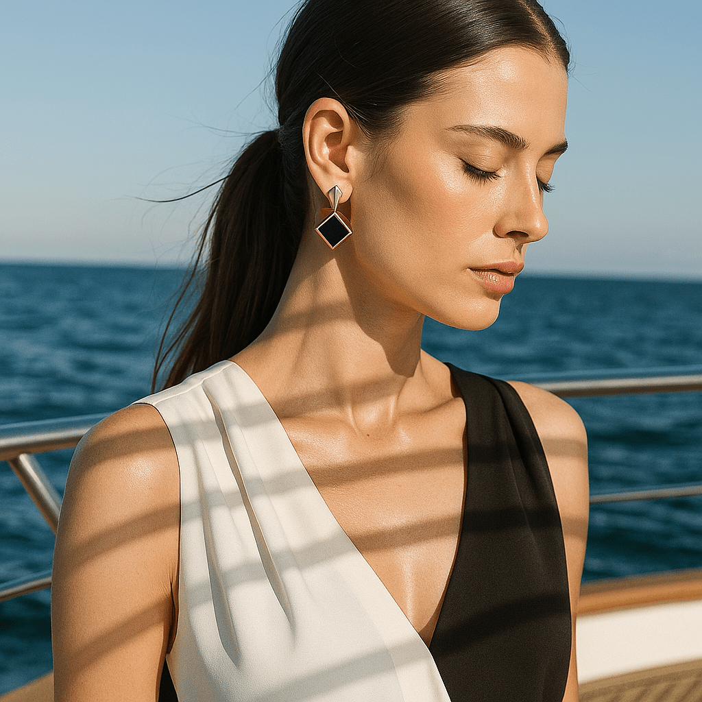 Aida | Brincos quadrados