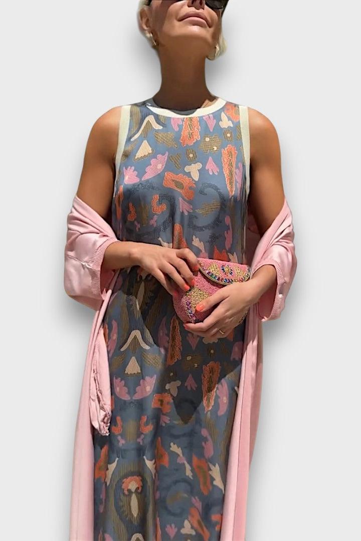Tânia | Vestido comprido floral