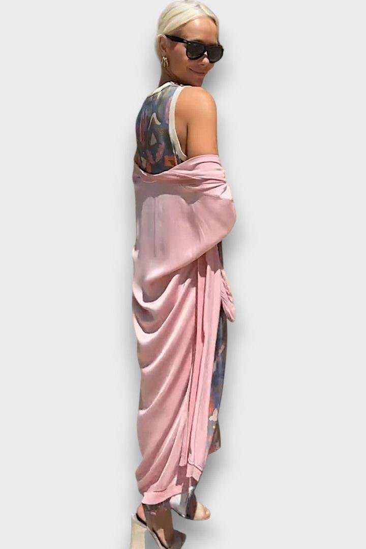 Tânia | Vestido comprido floral