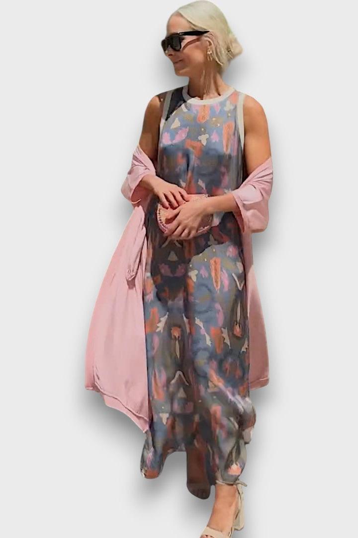 Tânia | Vestido comprido floral