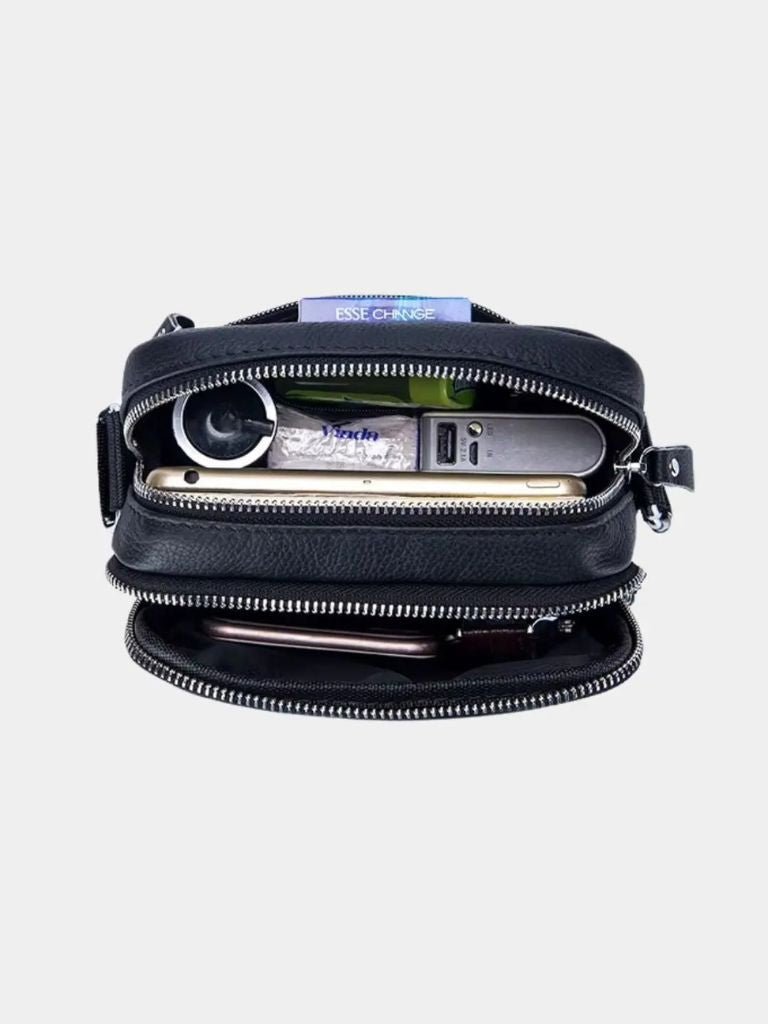 Casimiro | Mala messenger em pele