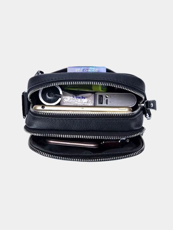 Casimiro | Mala messenger em pele