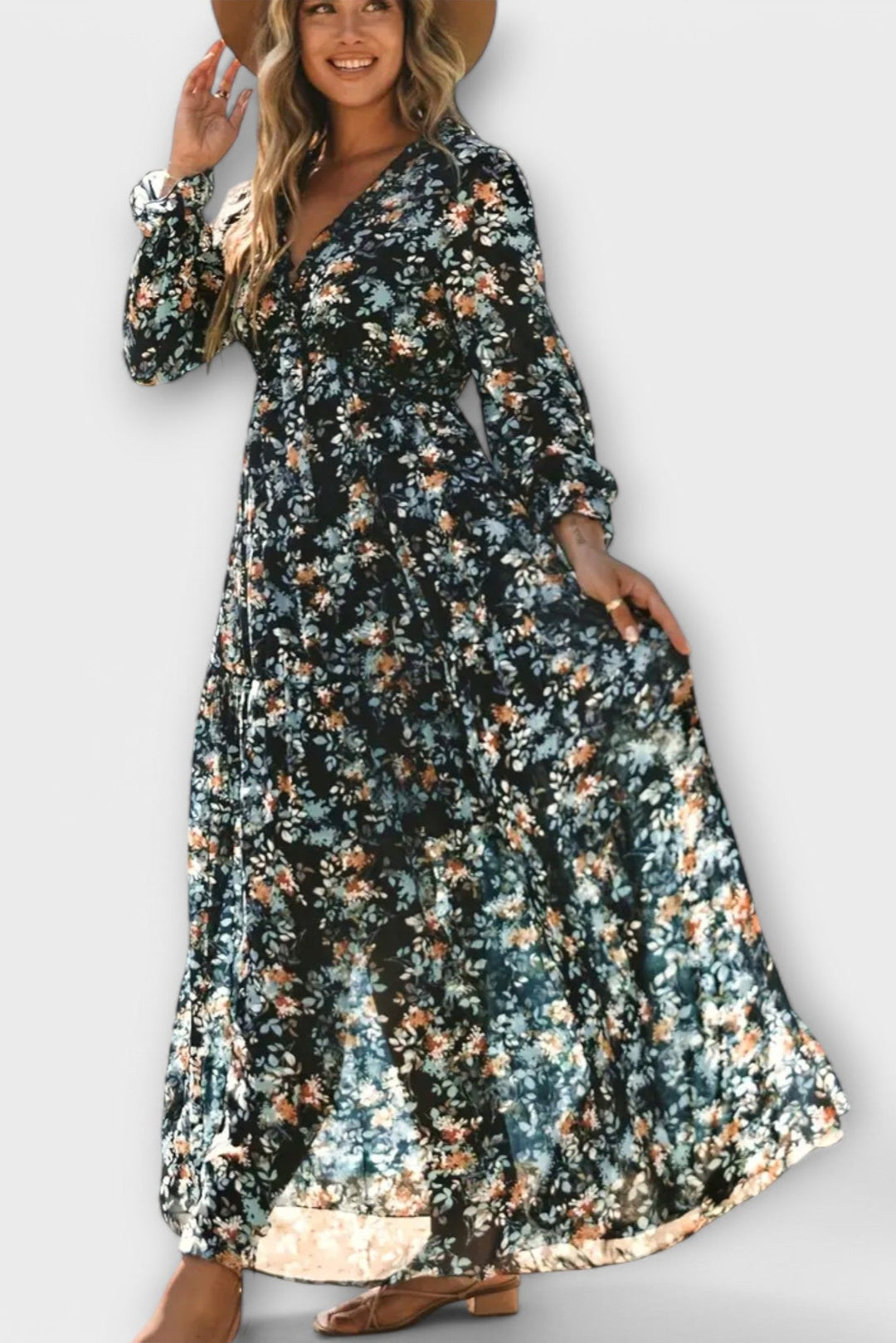 Catarina | Maxi vestido floral