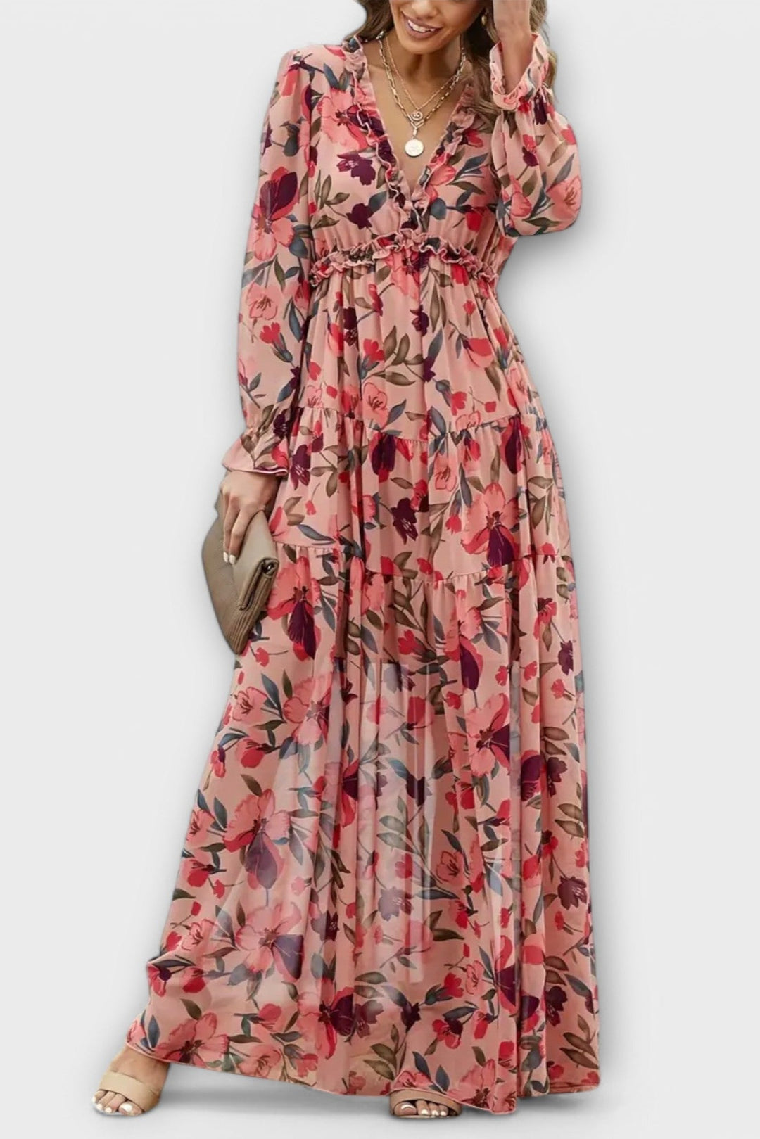 Catarina | Maxi vestido floral