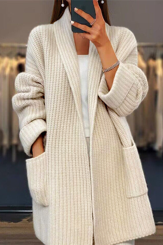 Anabela | Cardigan trabalhado a malha