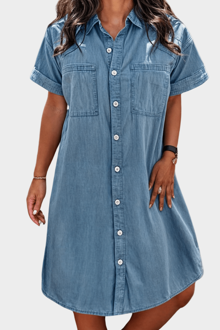 Isabel | Vestido em ganga