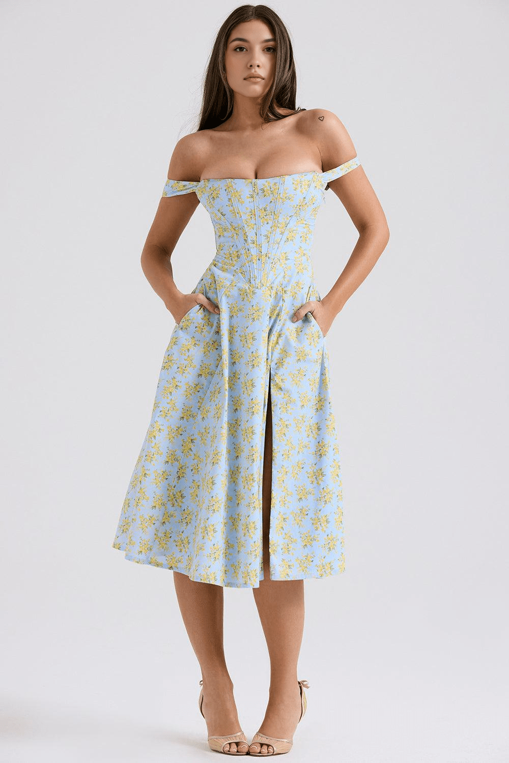 Mariana | Vestido midi
