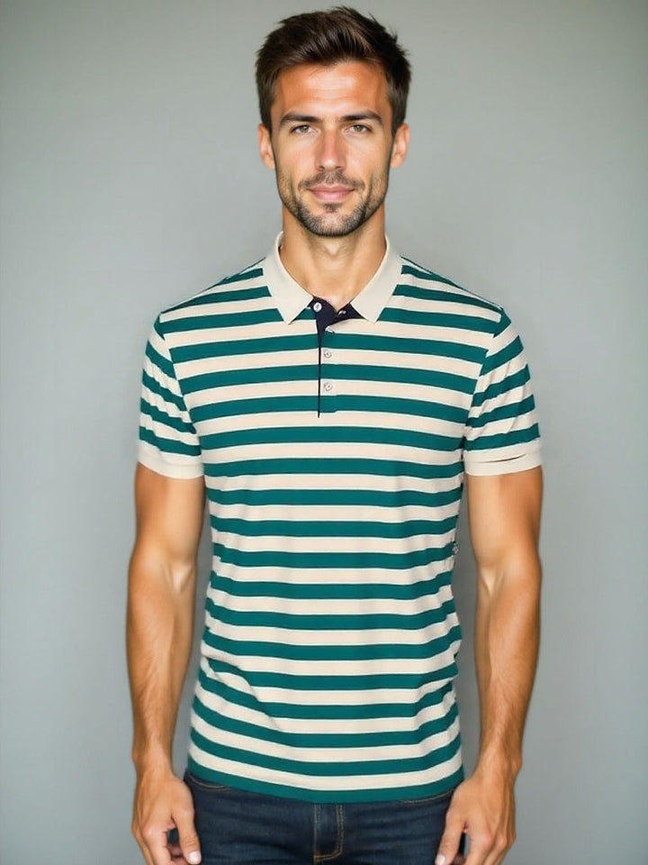 Bernardo | Polo de verão às riscas