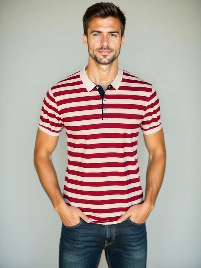 Bernardo | Polo de verão às riscas