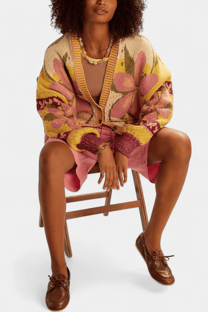 Tânia | Cardigan floral