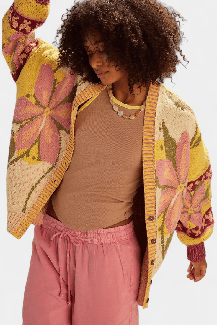 Tânia | Cardigan floral