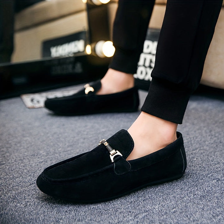 Domingos | Mocassins business em camoscio