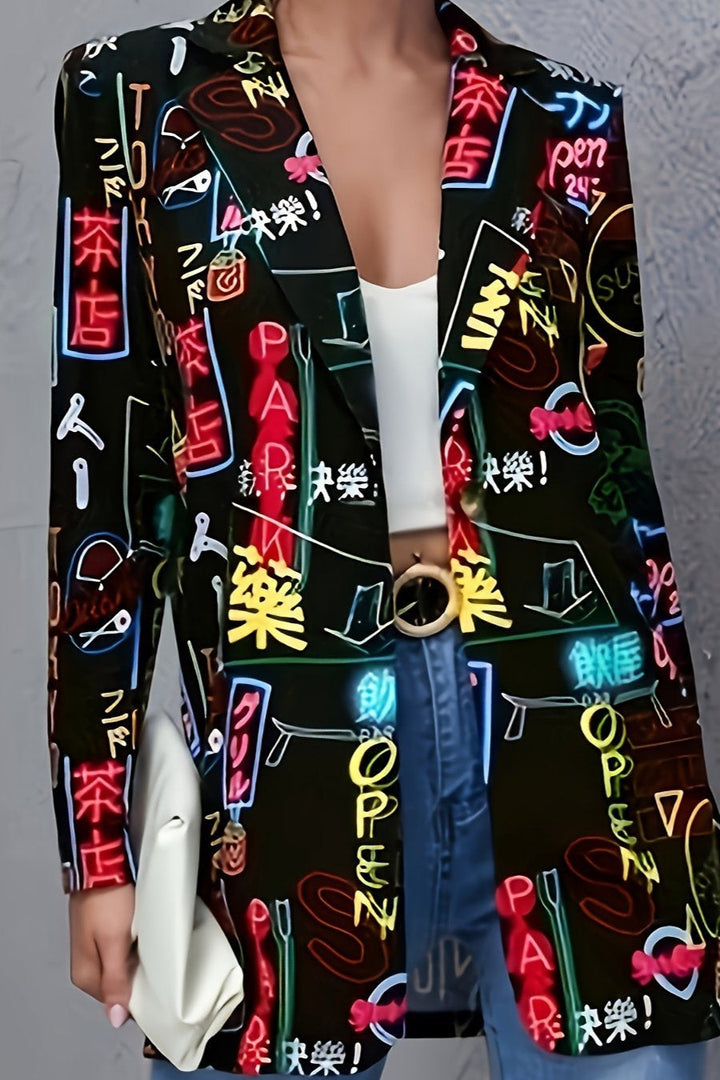 Cristina | Casaco blazer graffiti