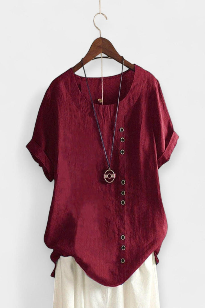 Ângela | Blusa de manga curta