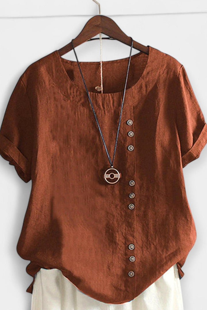 Ângela | Blusa de manga curta
