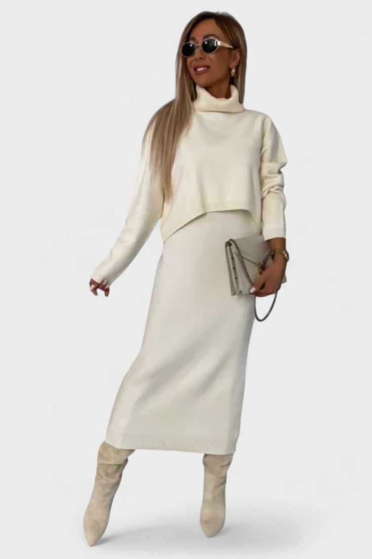 Cristina | Conjunto elegante em malha