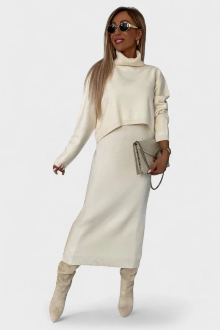 Cristina | Conjunto elegante em malha
