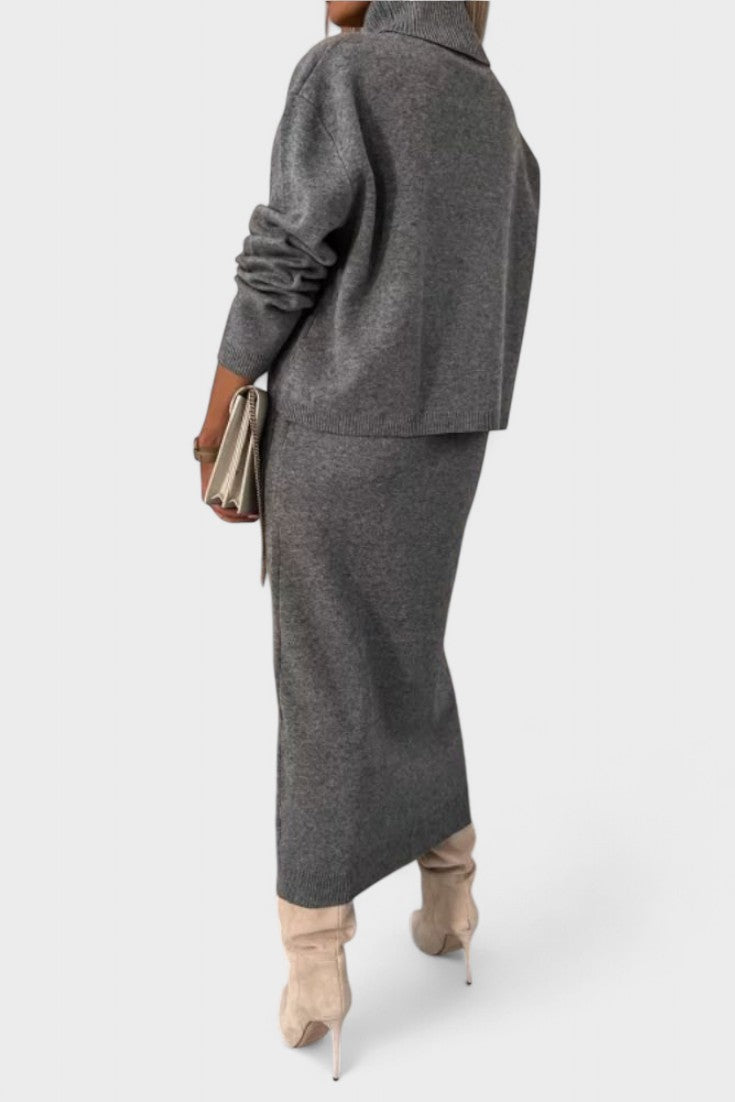 Cristina | Conjunto elegante em malha