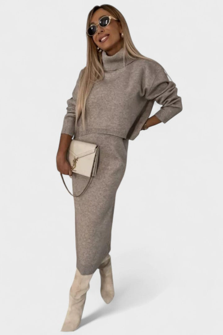 Cristina | Conjunto elegante em malha