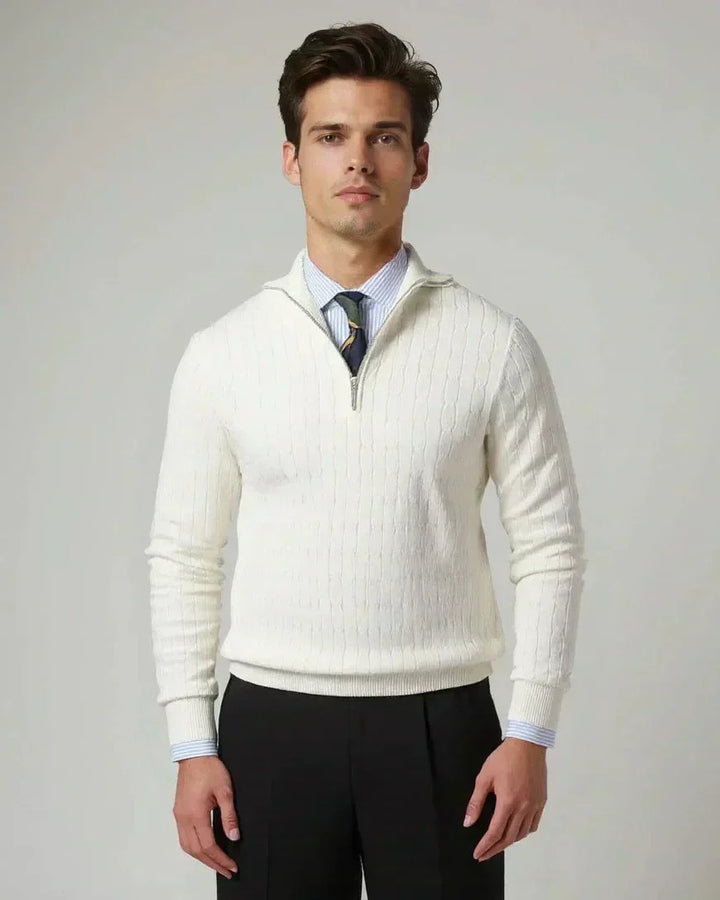 Renato | Camisola fecho com padrão