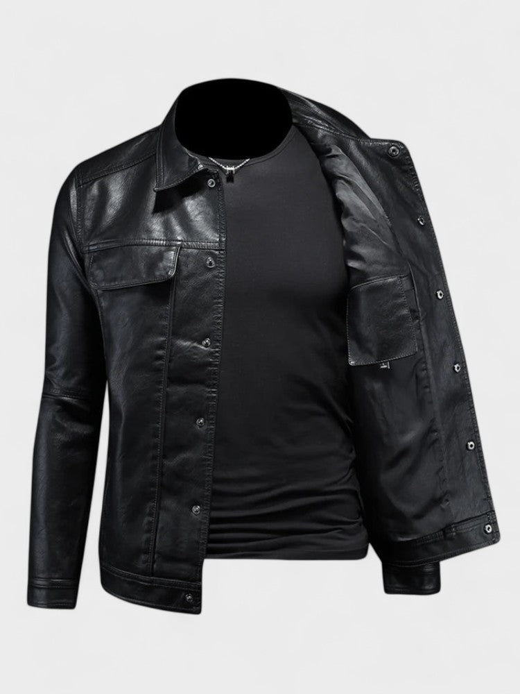 José | Casaco em pele moto premium
