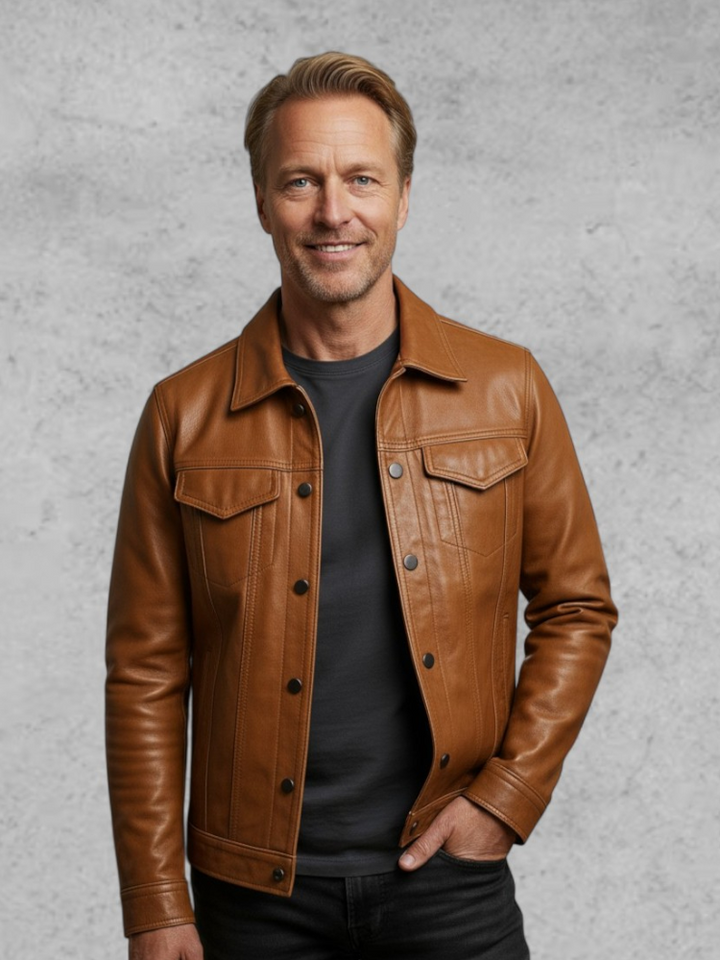 José | Casaco em pele moto premium