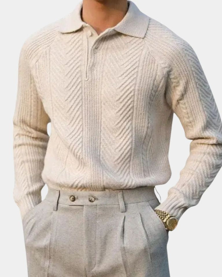 Paulo André | Camisola em algodão com decote em V
