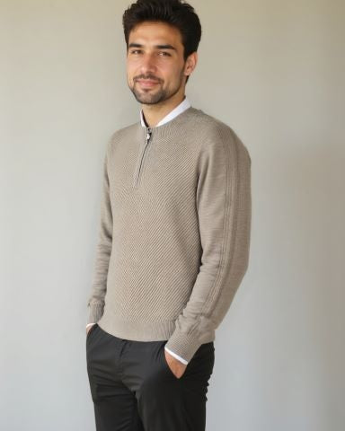Bruno | Camisola base com meia fecho