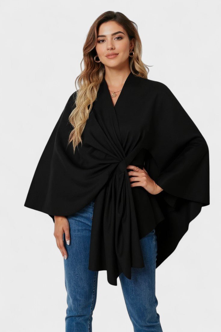 Filipa | Poncho draperet elegante
