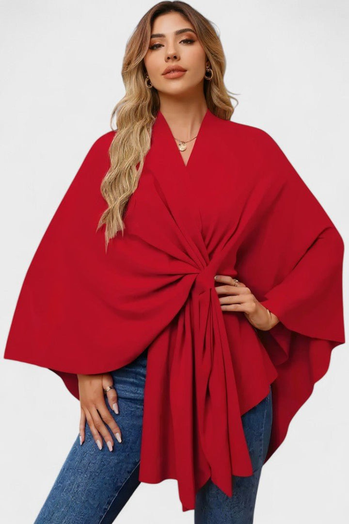 Filipa | Poncho draperet elegante