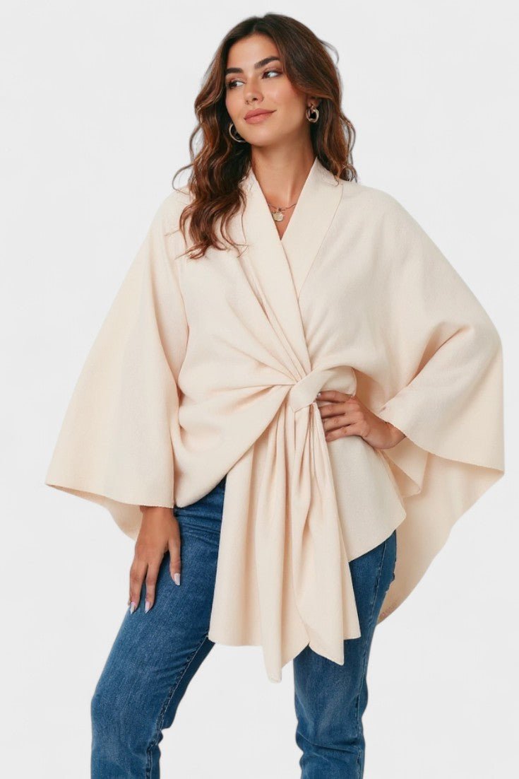 Filipa | Poncho draperet elegante