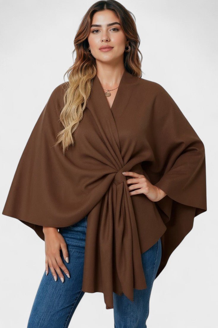 Filipa | Poncho draperet elegante