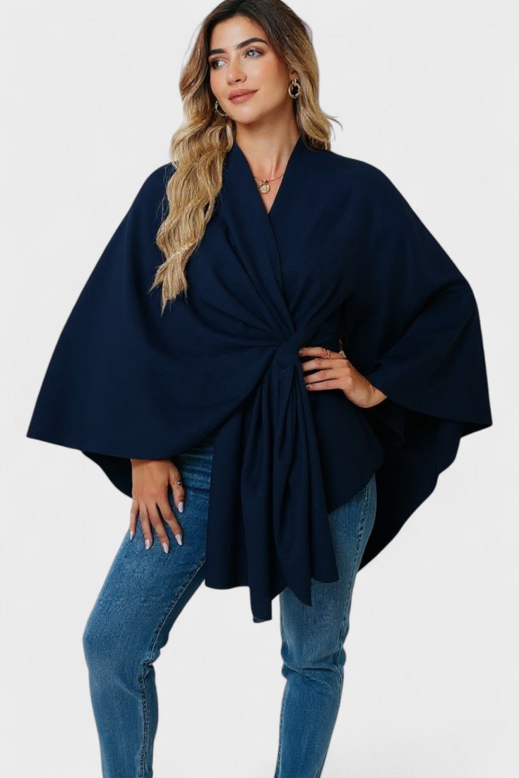 Filipa | Poncho draperet elegante